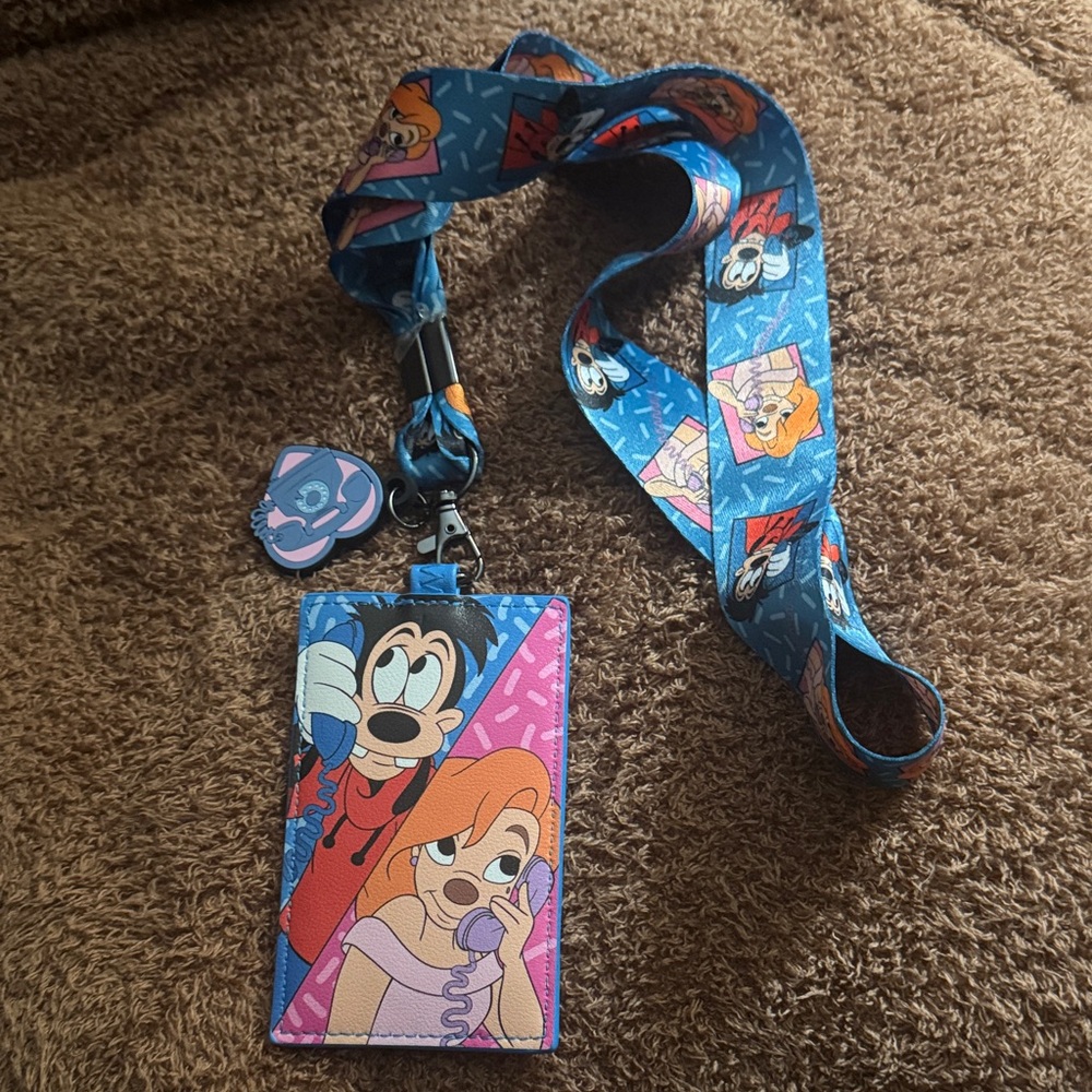 Goofy and Max Lanyard with ID Holder